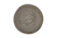 AquaKeramik big feeding plate for Axolotl 14 cm &Oslash; with axolotl design - NEW