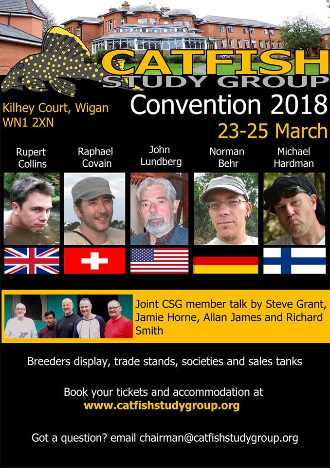 Plakat CSG Catfish-Study-Group-Convention 2018