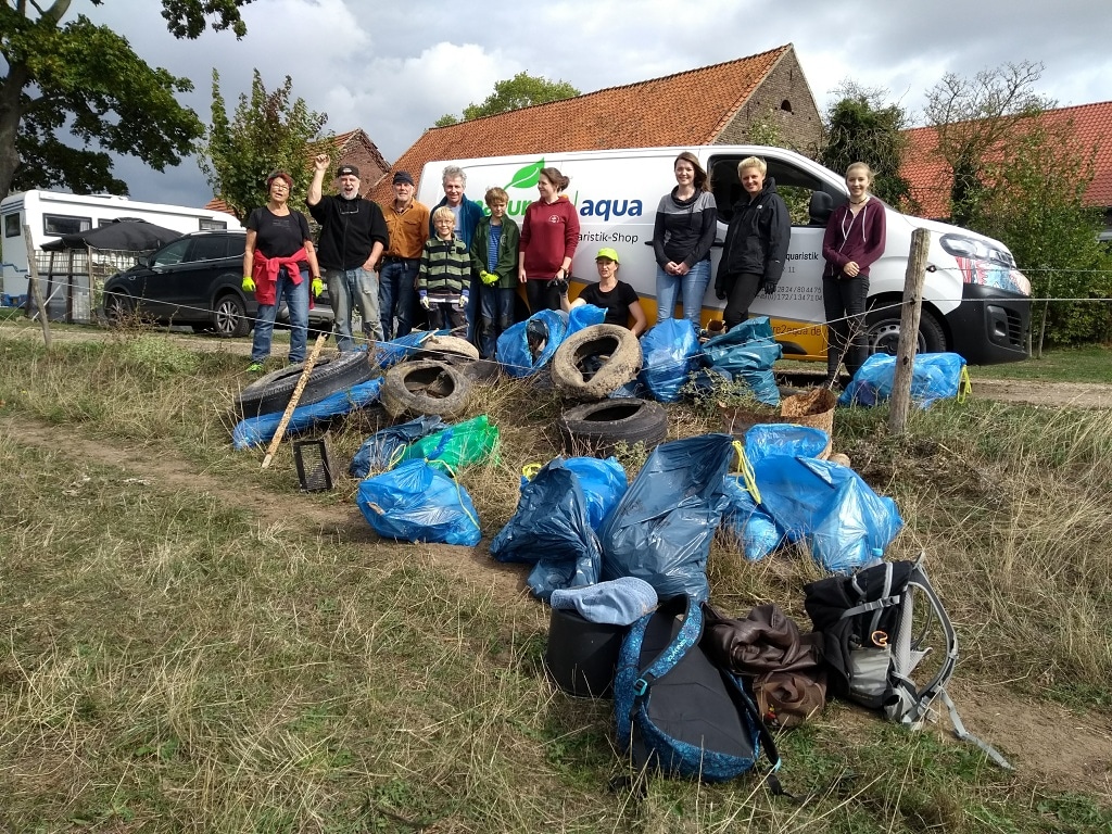 Rhine Clean Up Day 2018 nature2aqua Naturschutzzentrum Kreis Kleve Universität Köln