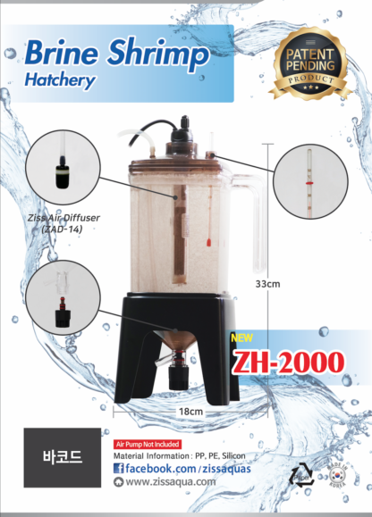 ZISS Aqua Artemia Blender ZH-2000 Inkubator Verpackung