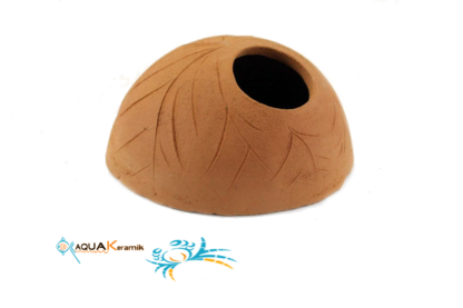 Aquakeramik Iglu-Höhle aus Ton für Cichliden Terracotta