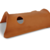 Tunnel aus Ton mit Fenstern 28 cm T3 terracotta