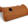 Tunnel aus Ton mit Fenstern 28 cm T3 terracotta