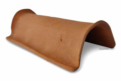 Tunnel aus Ton flach 18 cm terracotta