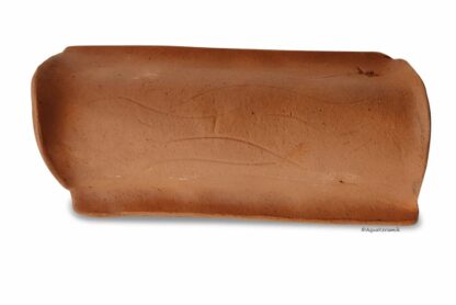 Tunnel aus Ton flach 18 cm terracotta