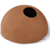 Aquakeramik Iglu-Höhle Aquarium 12 cm Eingang oben Cichliden terracotta