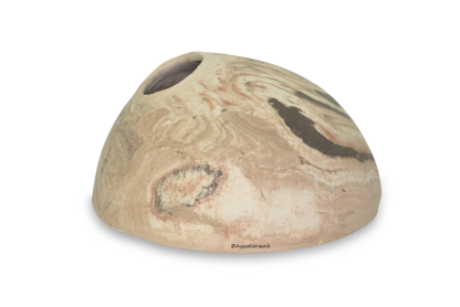 AquaKeramik Igloo cave 14 cm for medium-sized cichlids, entrance Ø 3 cm - Image 4