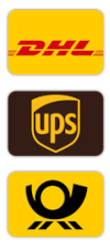 DHL, UPS und Deutsche Post