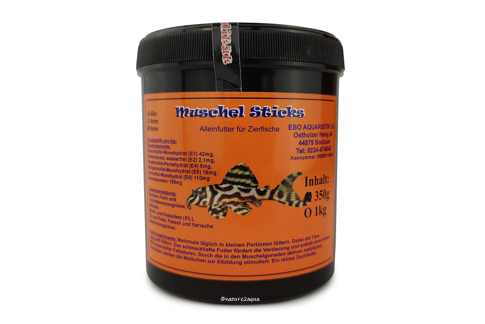 Muschel Sticks 350 g Fischfutter