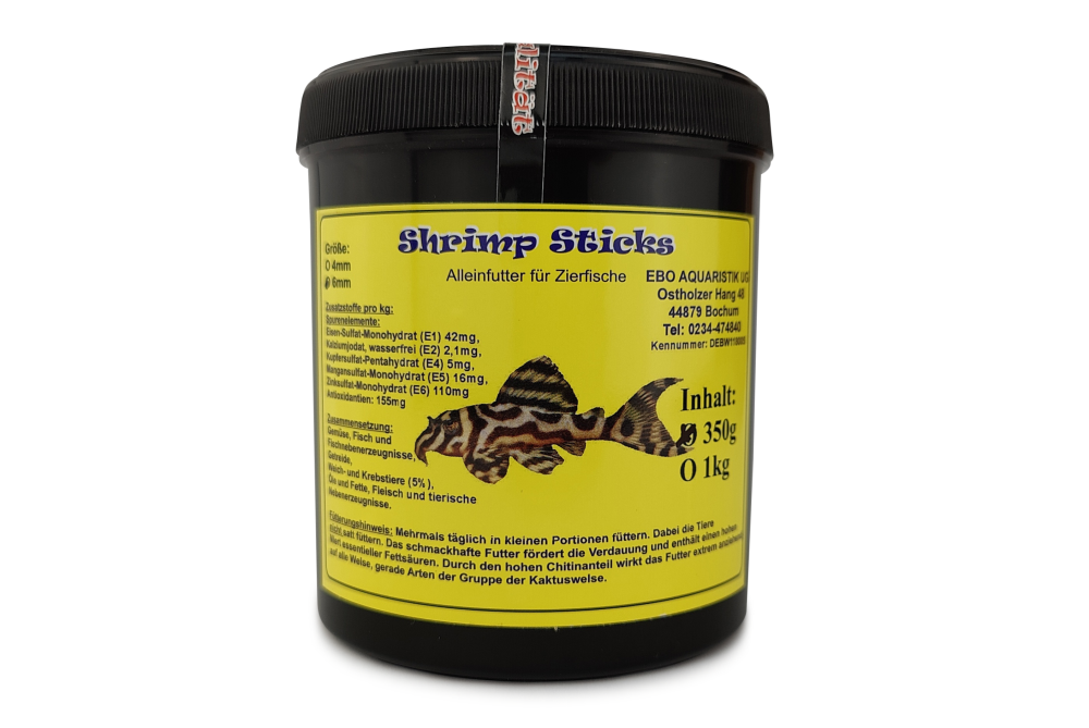 Shrimp sticks 350g Fischfutter