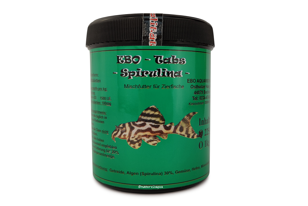 EBO Spirulina Tabs 225g Fischfutter