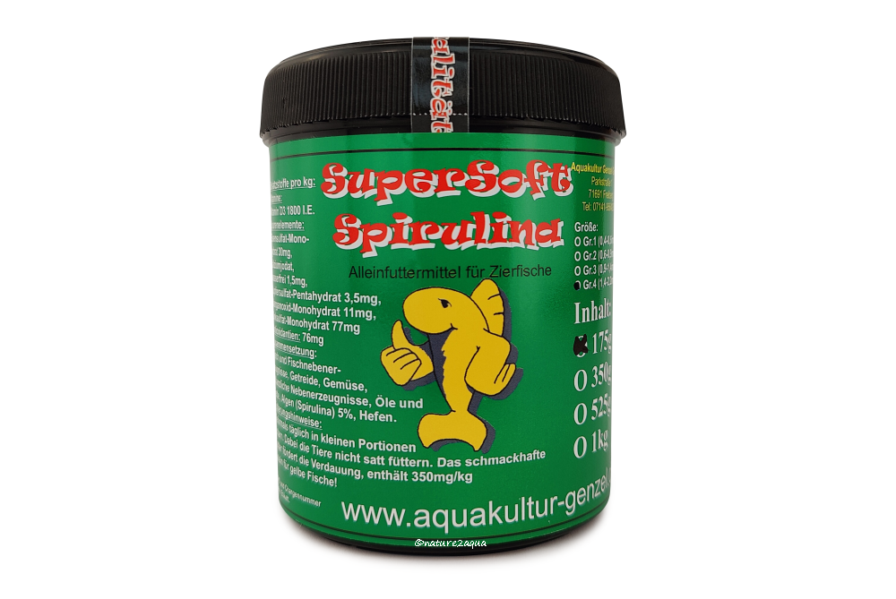 Supersoft spirulina Fischfutter