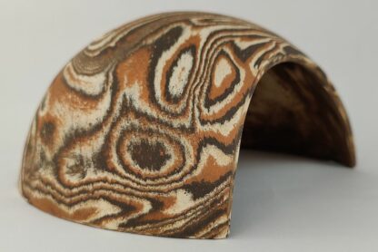 AquaKeramik Igluhöhle aus Ton Ø 25 cm Toreingang Camouflage mit Riss – Bild 2