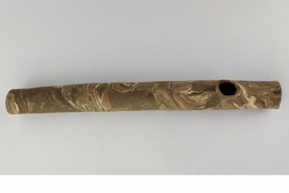 Tonröhre mit Fenster 33 cm lang Camouflage als Versteck oder Pflanzstamm – Bild 3