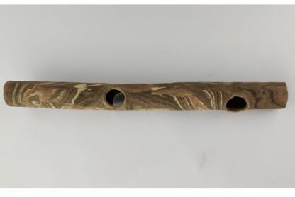 Tonröhre mit drei Fenstern 36 cm lang Camouflage als Versteck oder Pflanzstamm – Bild 3