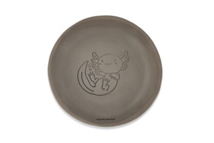 AquaKeramik Futterschale 14 cm schwarz Motiv3 Happy