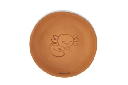 AquaKeramik Futterschale 14 cm terracotta Motiv2 Sleepy