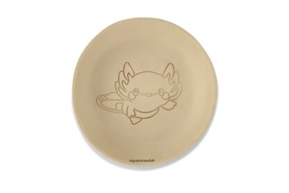 AquaKeramik Futterschale 14 cm weiss Motiv1 Hello