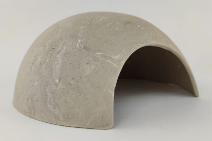 AquaKeramik igloo cave clay Ø 18 cm gate entrance light gray mottled - Image 4