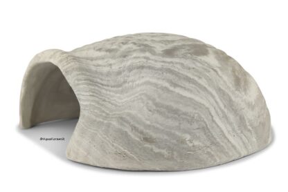 AquaKeramik Igluhöhle in Schneckenform für Axolotl vintage