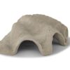 Aquakeramik Tridacna Iglu Axolotl Höhle hellgrau