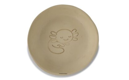 AquaKeramik große Futterschale für Axolotl Ø 14 cm mit Axolotl-Motiv – Bild 38