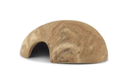 Igluhöhle oval Eiform für Dornaugen, kleine Welse oder Apistogramma ca. 7x10 cm – Bild 12